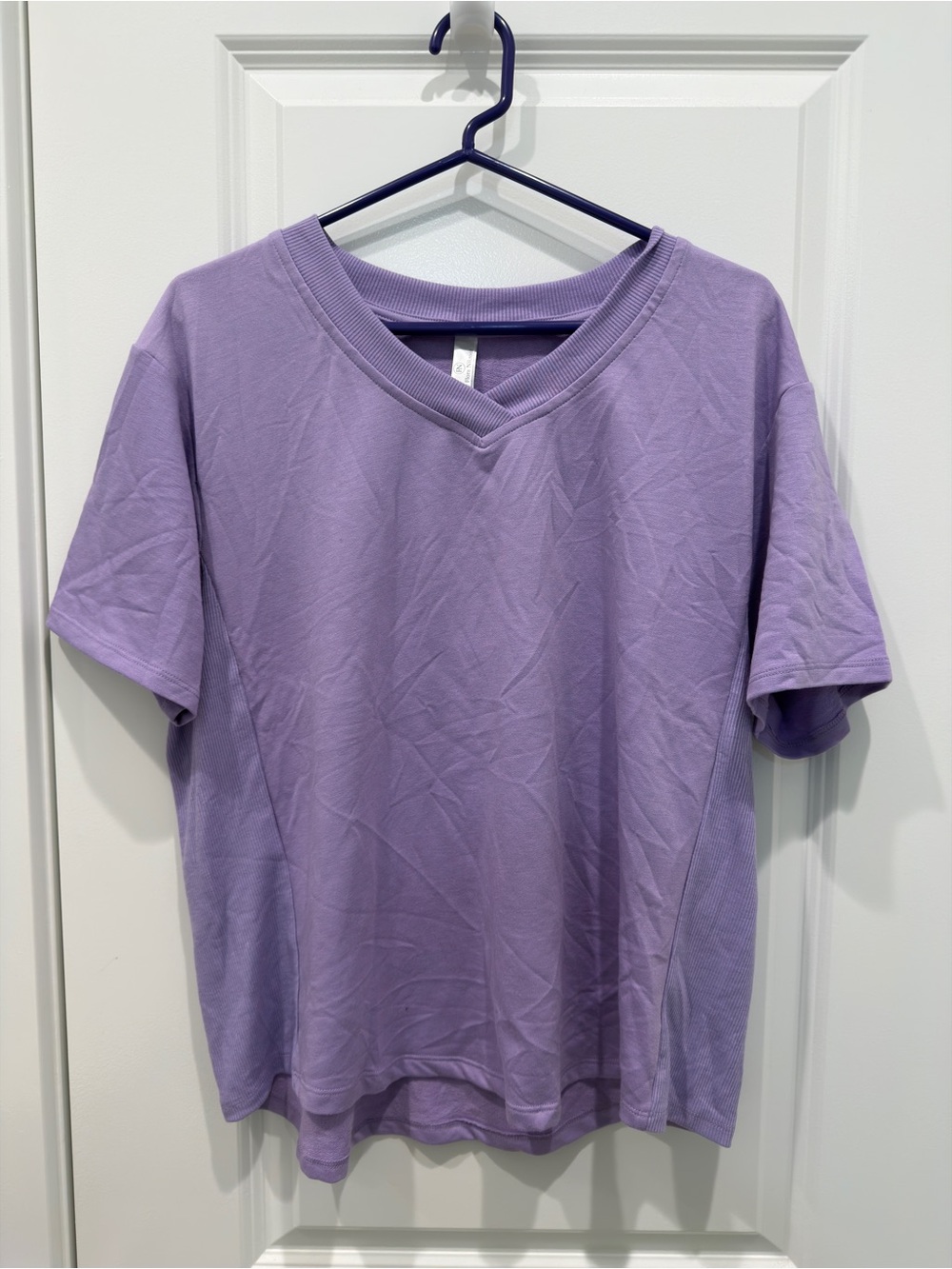 Flora Nikrooz Lavender Short Sleeve V-Neck Tee